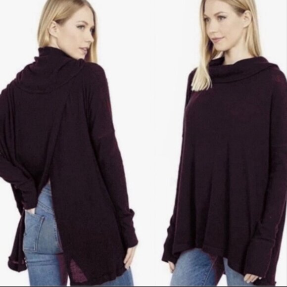 NWT Free People Oversized Thermal Juicy Cowl Neck Retail $124 Can/$88 US - Picture 1 of 5